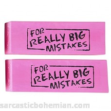 Rhode Island Novelty Jumbo for Real Big Mistakes Erasers | One Eraser B008R8AG74